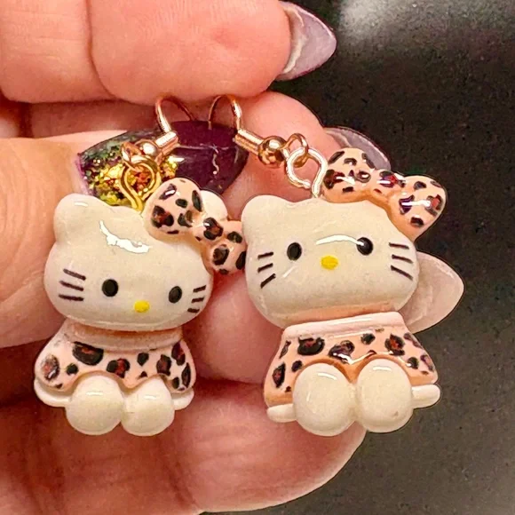 Mother Daughter Hello Kitty Earrings/2pairs - Picture 4 of 7